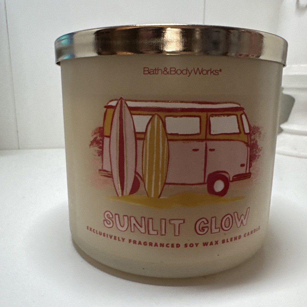 Sunlit Glow 3-Wick Candle Bath & Body Works