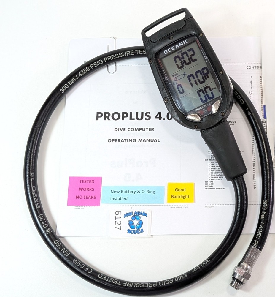 Oceanic Pro Plus 4.0, Bluetooth, Air Integrated, Nitrox Scuba Dive Computer 4