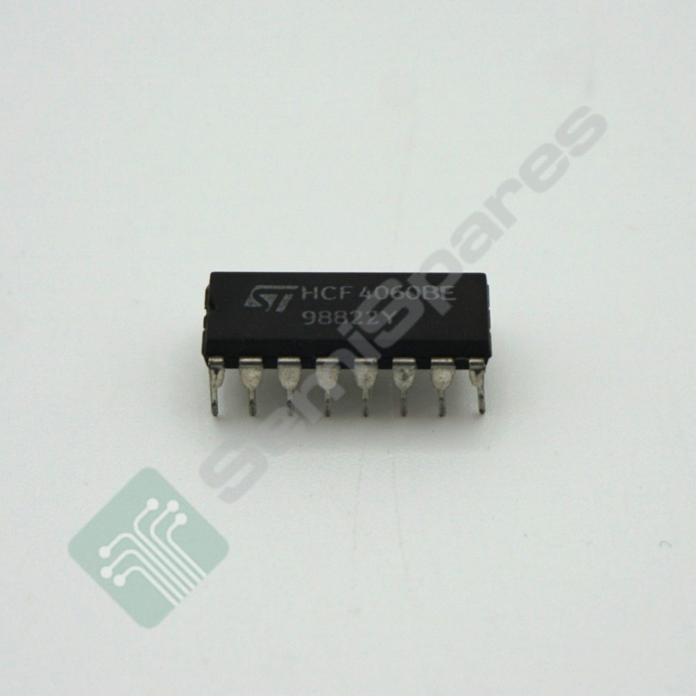 3 pcs. SGS / ST MICRO HCF4060BE IC BINARY COUNTER 14-BIT 16 DIP