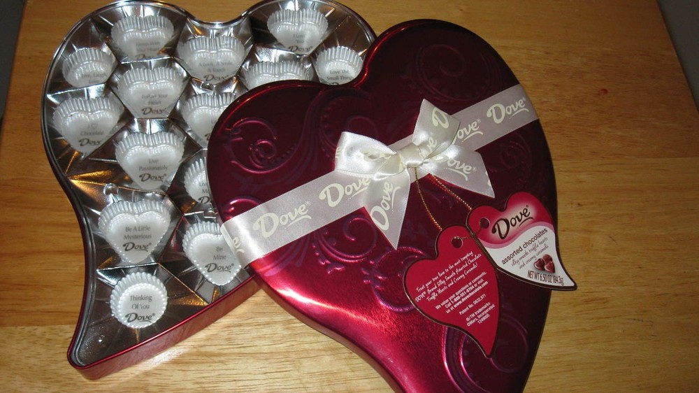 Heart-Shaped Candy Container Red