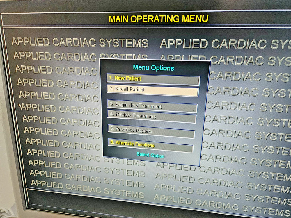 Applied Cardiac Systems NCP-2 EECP Console W/ Patient Cables