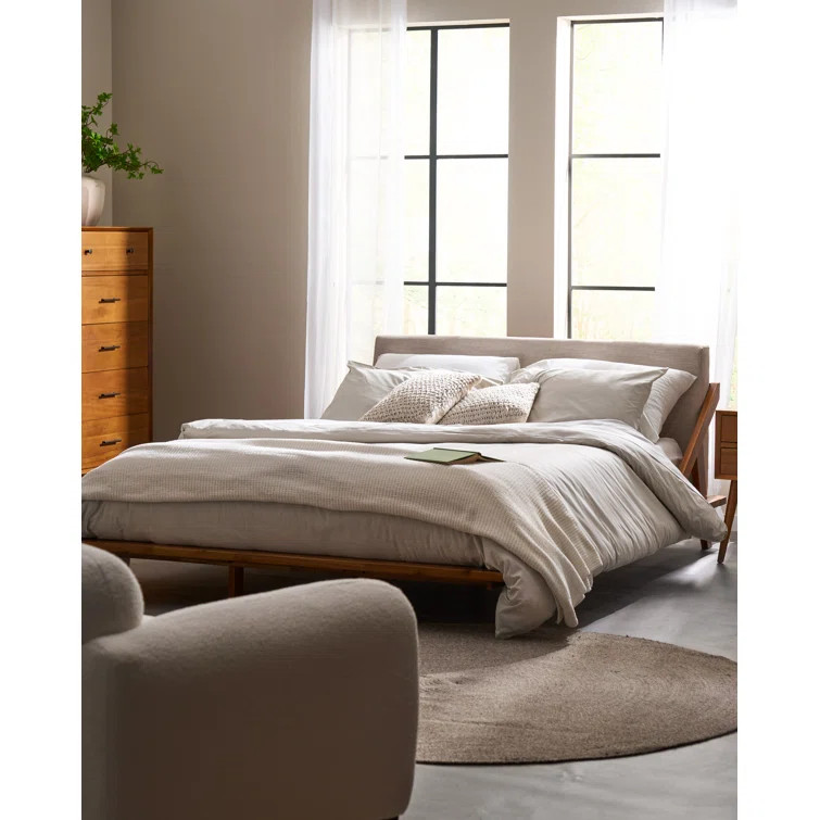 Breonca Upholstered Platform Bed (QUEEN)