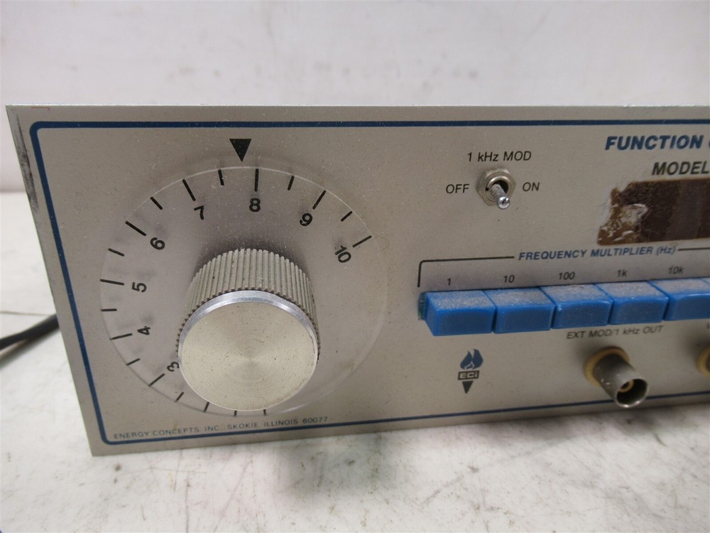 ECI Energy Concepts Function Generator 40600 Plug In Module Oscilloscope Chassis