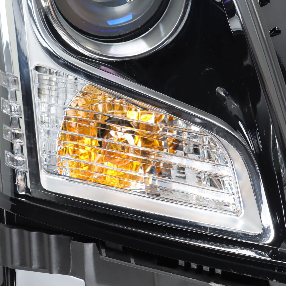 Projector Headlight Assembly Halogen For 2013-2018 Cadillac ATS Left+Right Side