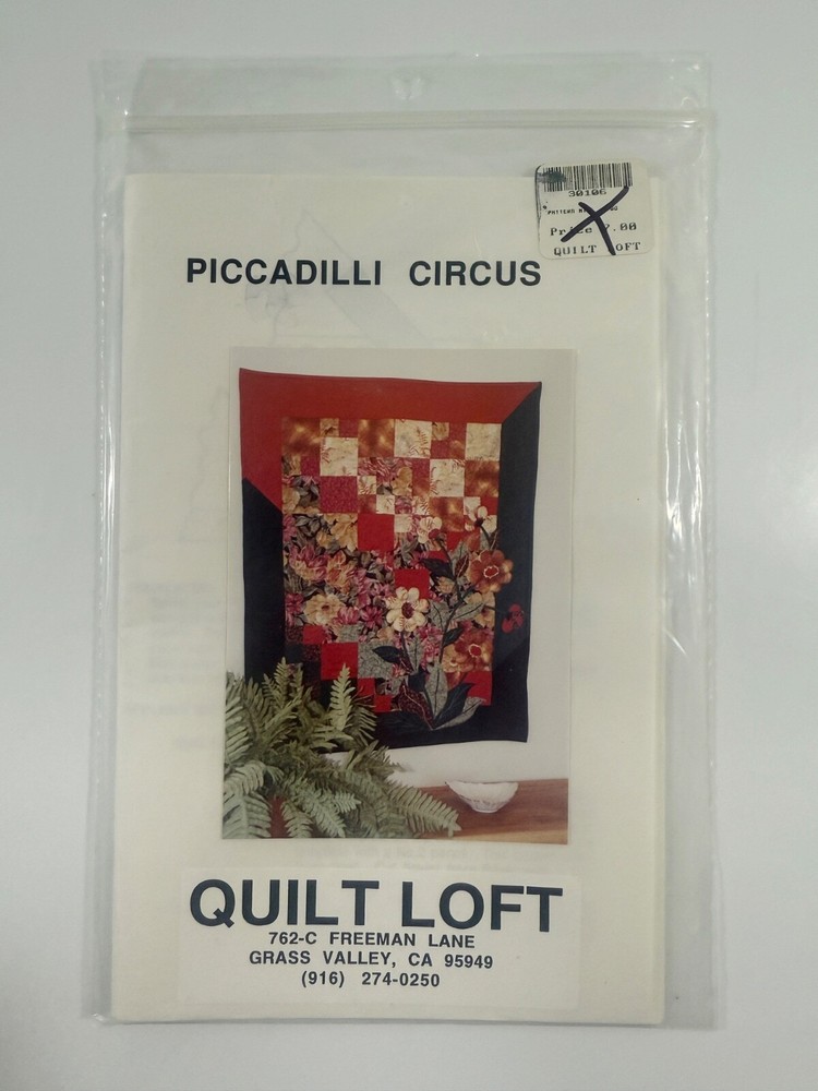 Piccadilli Circus Quilt Loft Pattern 32" x 40"