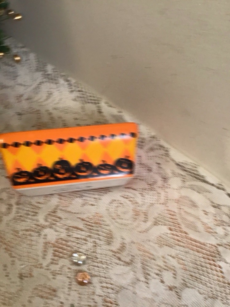 Halloween Orange Pumpkin Ceramic Loaf Pan