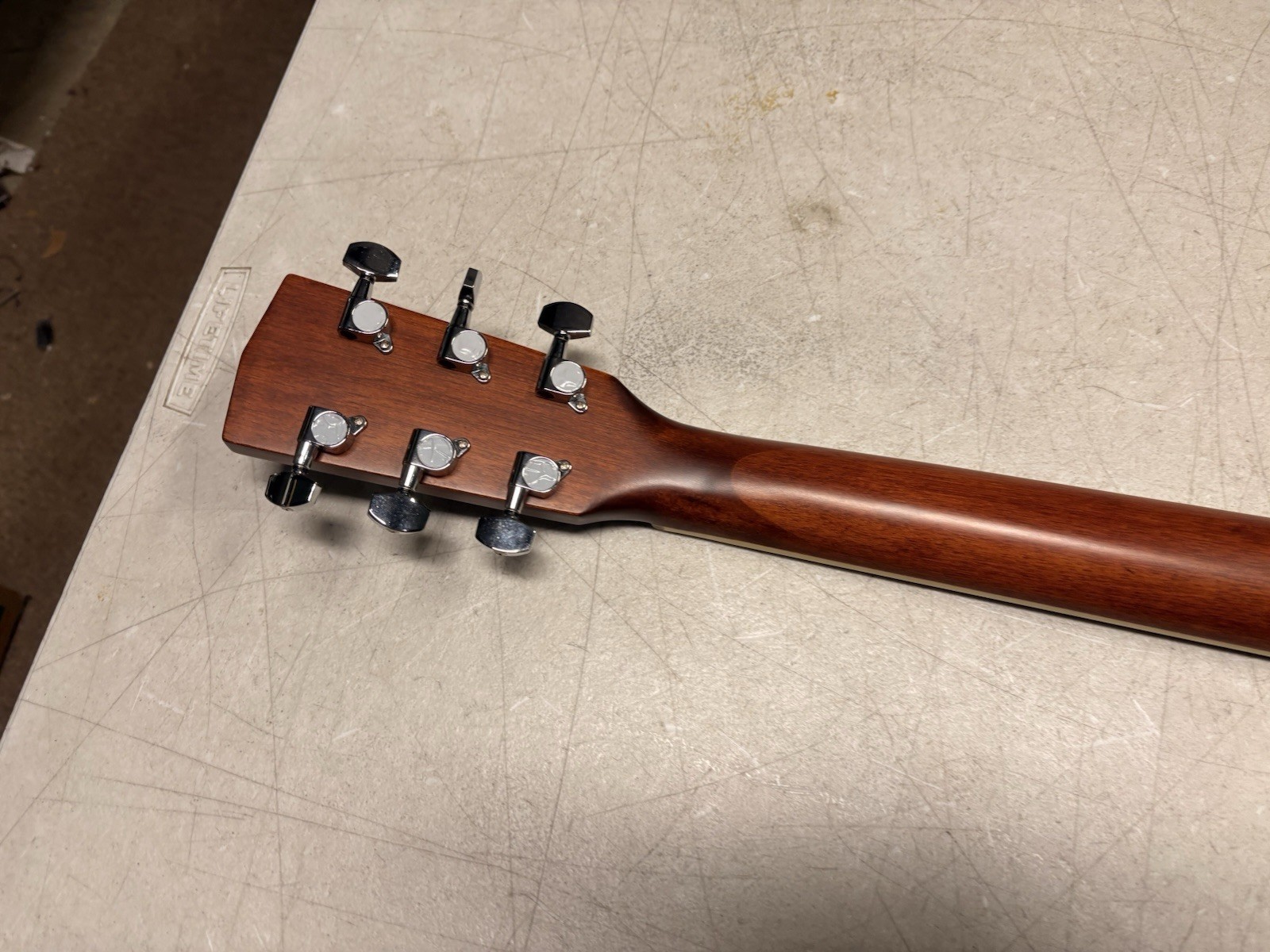 Cort Grand Audoritium Quilted Top Acoustic Electric Guitar Long Finish Cracks