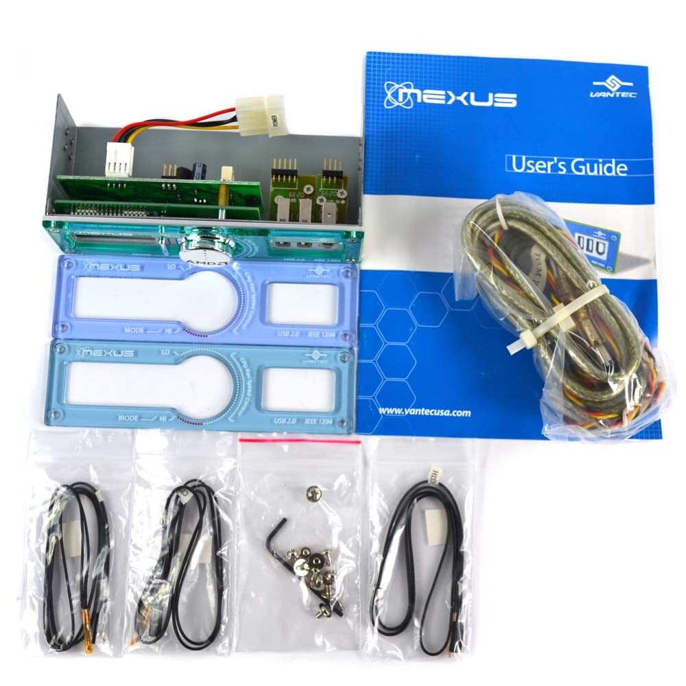 NEW Vantec Nexus NXP.101 Multi-Function Panel USB 2.0, Firewire, CPU Fan Speed++