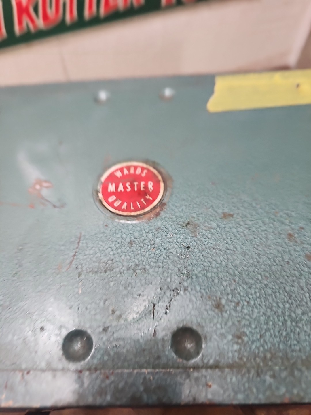 I5- Vintage WARDS MASTER QUALITY Metal 6 Drawer Small Parts Cabinet