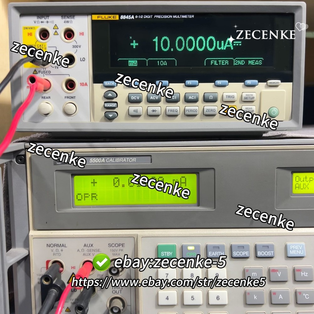 Fluke 8845A Digital Multimeter 6.5 Digit Precision Multimeter /Good function