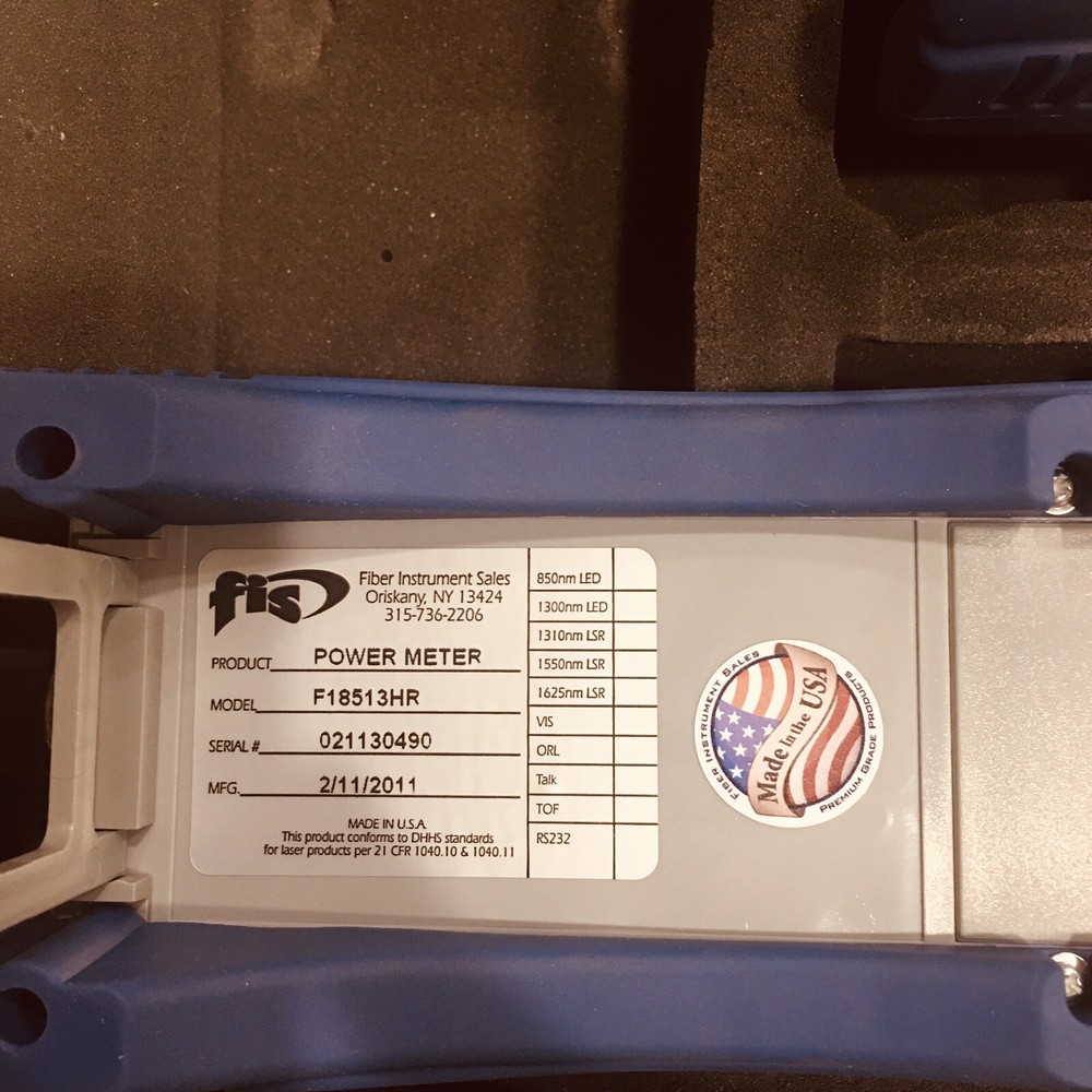 FIS power meter amd light source