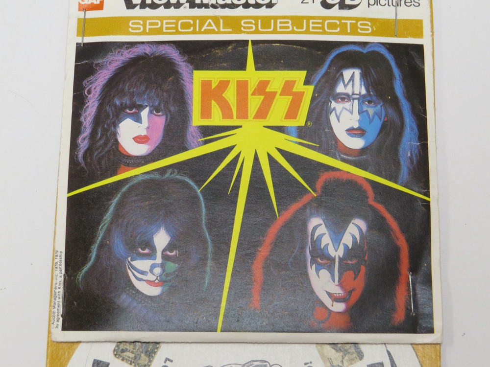 KISS VIEWMASTER SEALED ON CARD CANADIAN FRENCH PACKAGING 1979 AUCOIN