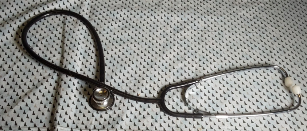 Stethoscope Double Sided Black