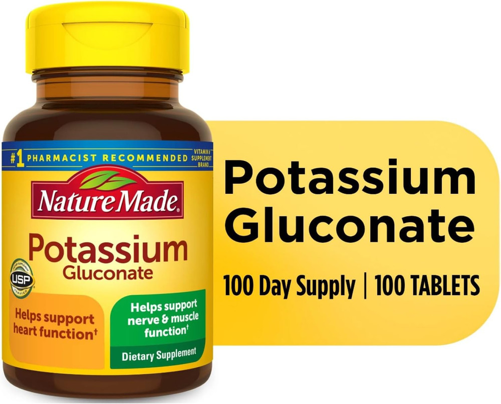 Potassium Gluconate 550Mg, 100 Tablets
