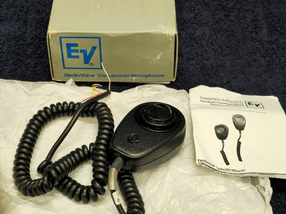 Electro Vice EV Microphone Mic 602-1054 US602FL Dynamic USA