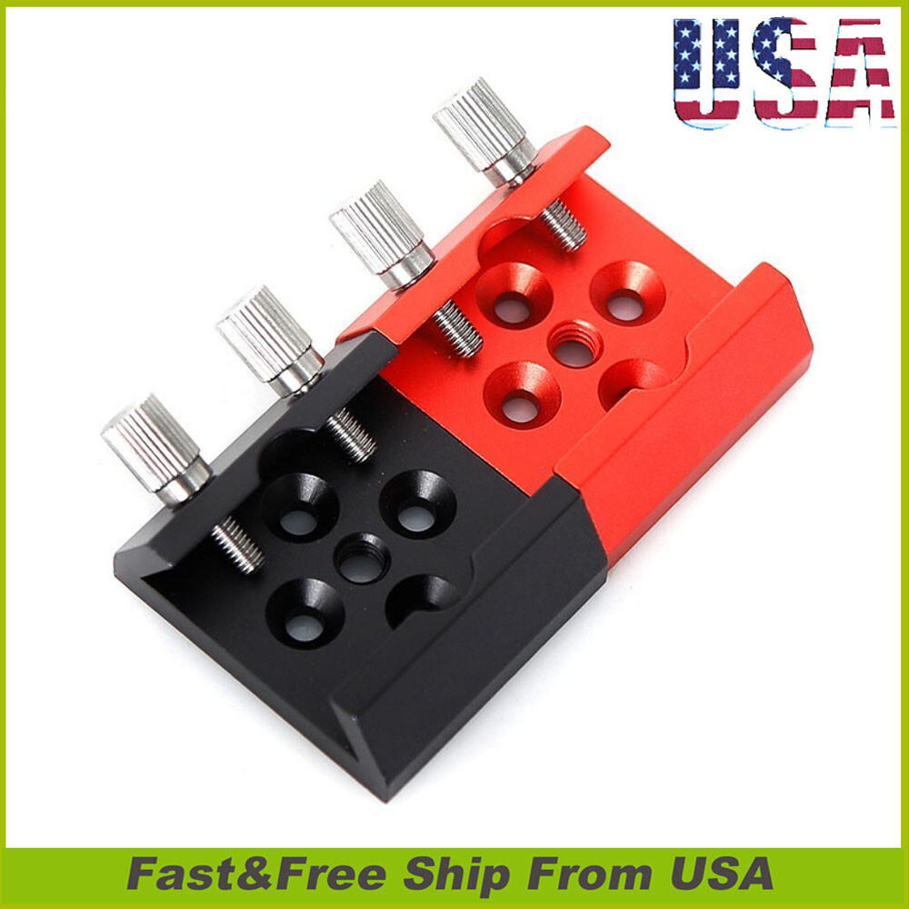 Finder Scope Base Dovetail Clamp Flat Bottom Guide Scope Mount w/ 1/4 Thread