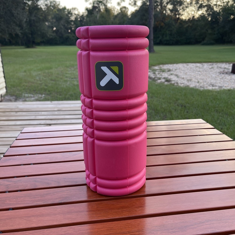 TriggerPoint GRID 1.0 Foam Roller 13” Pink Black Massager