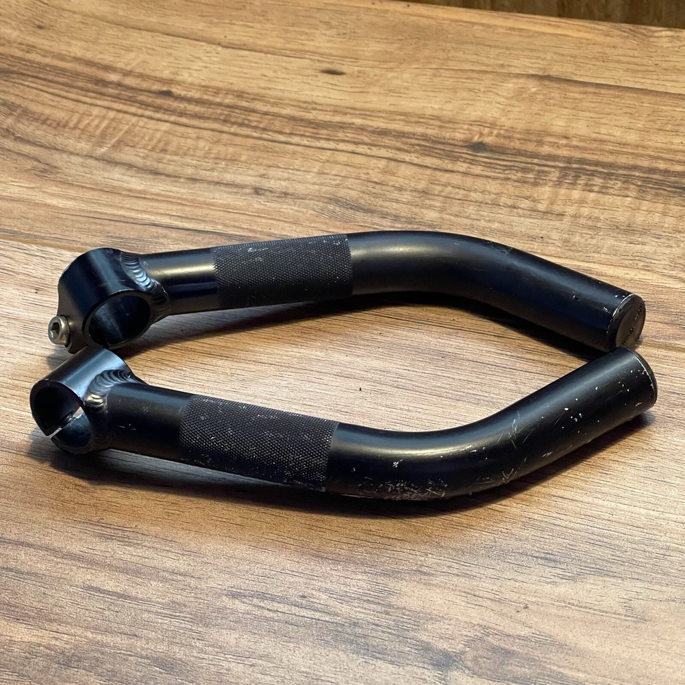 Control Tech Control Stix Long Bend Black Anodized Bar Ends