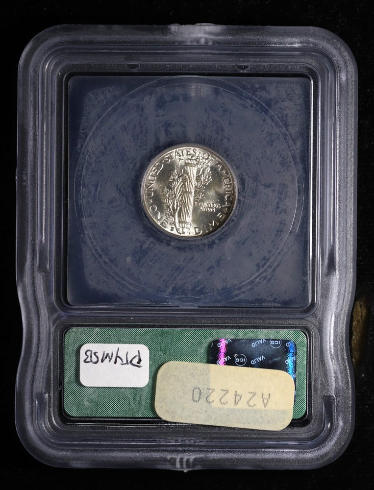 1941-S Mercury Dime 10C ICG MS67 FB