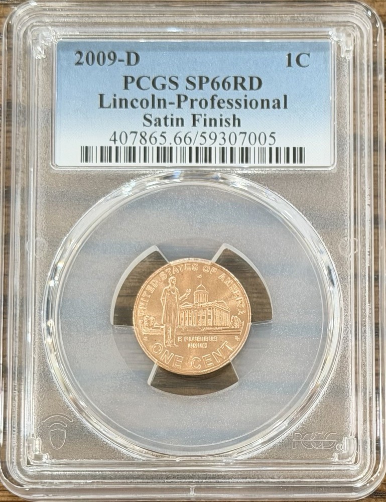 2009 D Bicentennial Lincoln Cent-Professional PCGS SP66RD