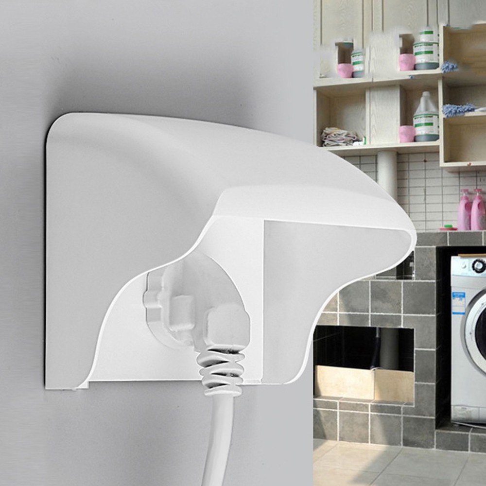 2 Pcs Plastic Bell Cover Doorbell Waterproof Protector Protective