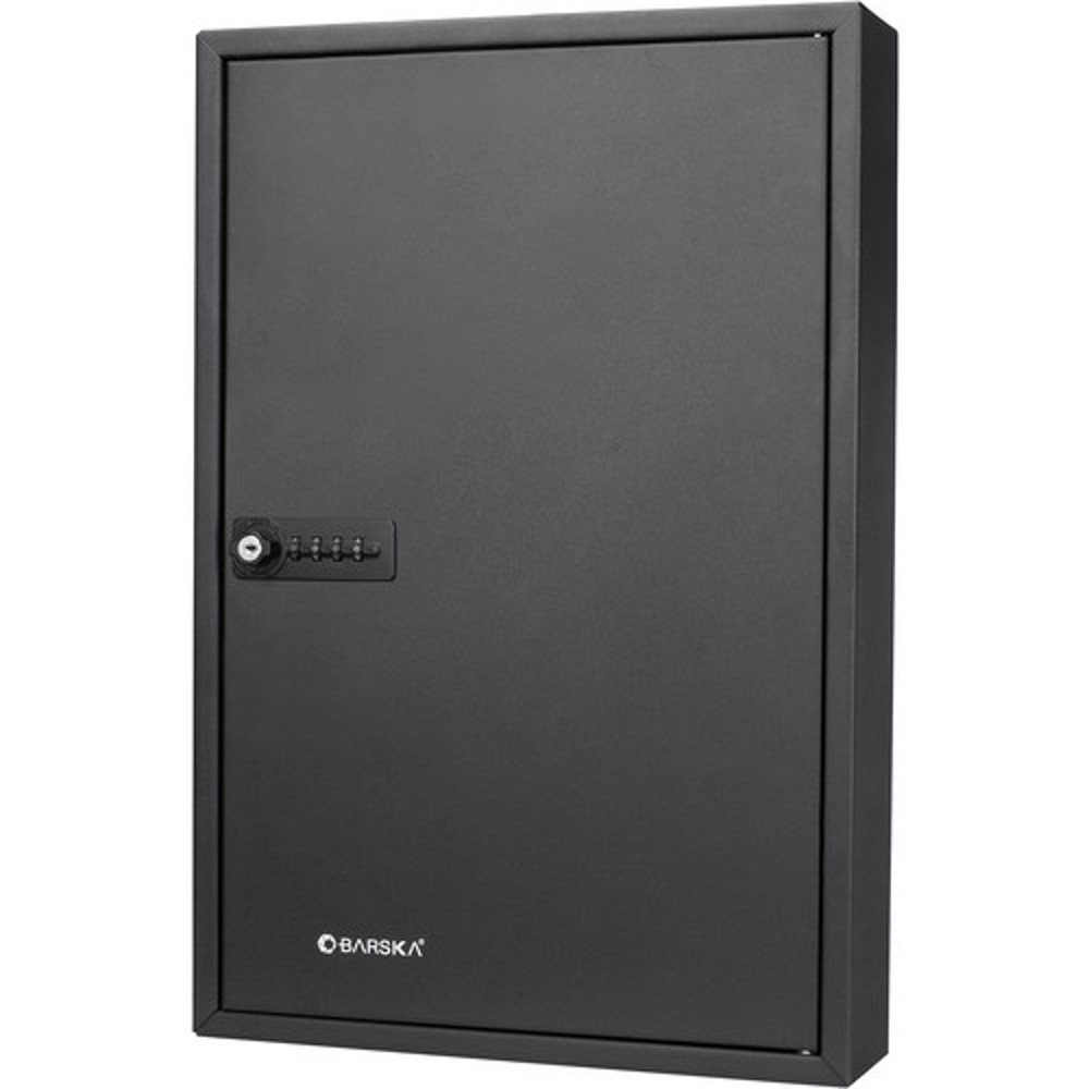 Barska Adjustable 64 Position Key Cabinet with Combination Lock, Black