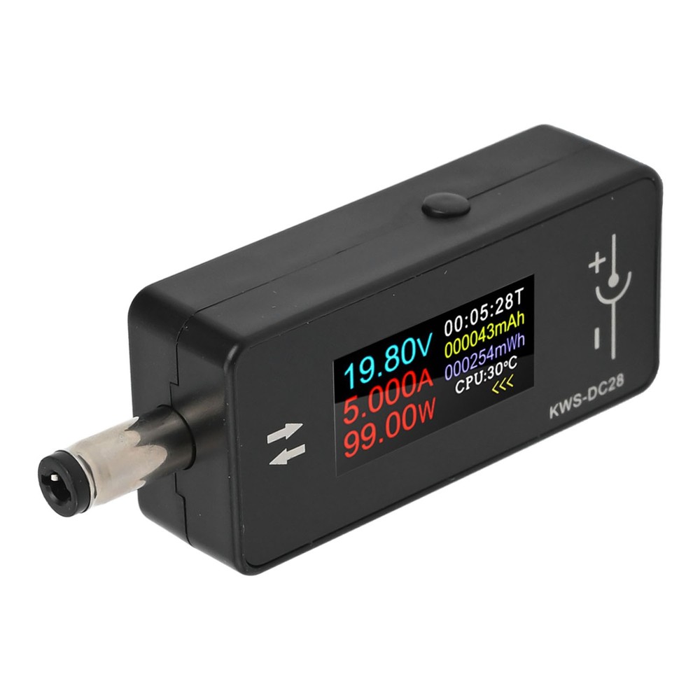 DC5525 Charging Tester with Intelligent Memory Function and Dual Display