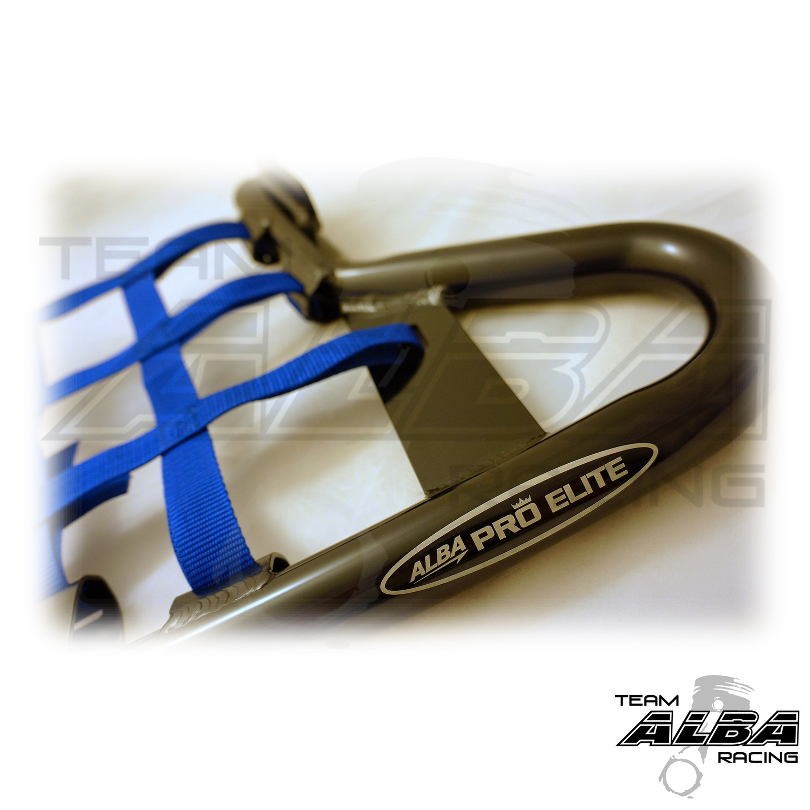 LTR 450 LTR450 Suzuki Nerf Bars Alba Racing Black bar Blue nets 195 T1 BL