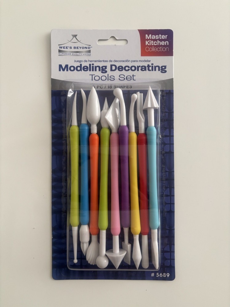 Master Kitchen Modeling Tools Cake Decorating Set 9 Pieces 16 designs
