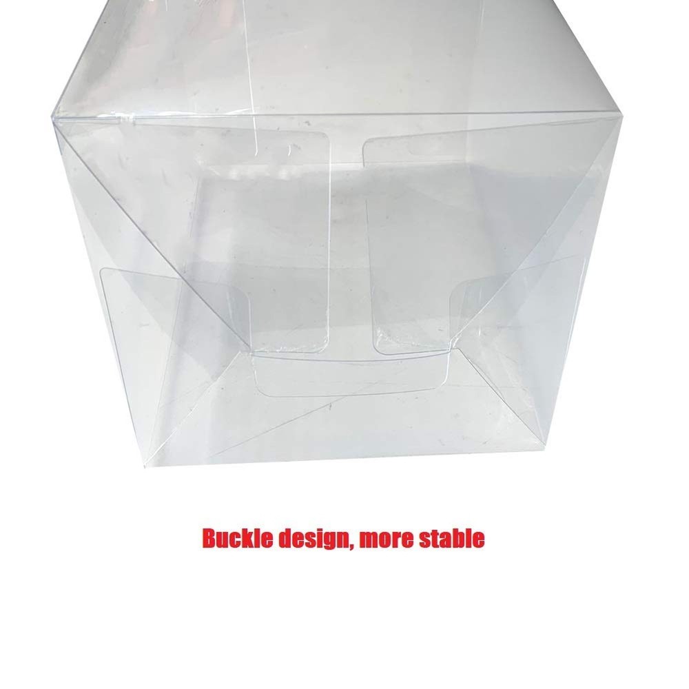 Clear Plastic Protector Case Box Sleeve Display Box for 2-Pack Figures 5PCS