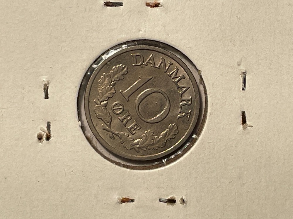 Denmark 1970 10 ore coin