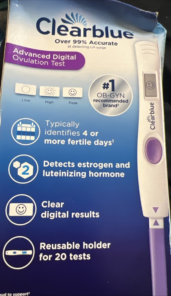 Clearblue Advanced Digital Ovulation Test Kit 20 Tests Exp 1/2027