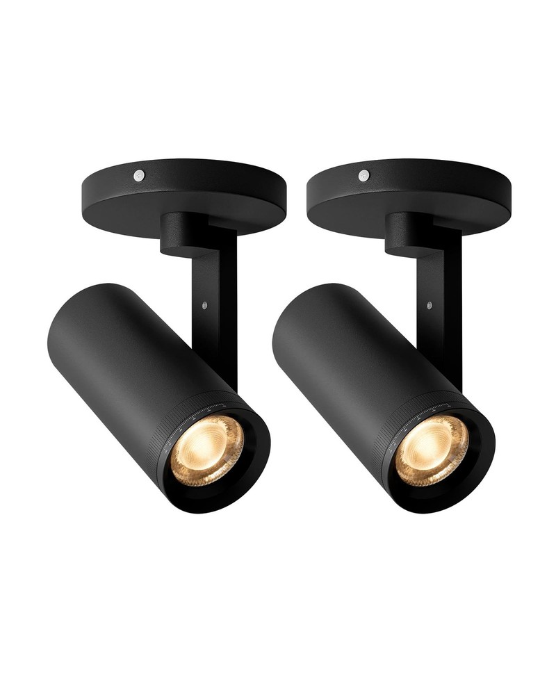 Aisilan 12W LED Zoomable Ceiling Spotlight, Dimmable Surface Mount Adjustable...