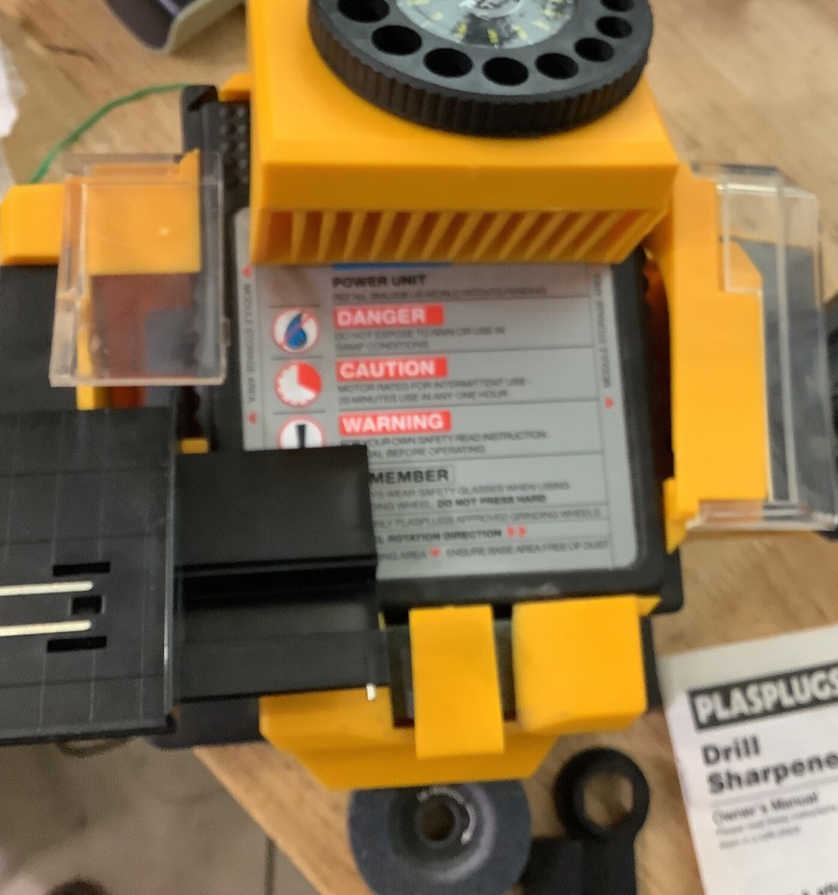 Plasplugs Compact Sharpener Unit - Drill Sharpener With Manual