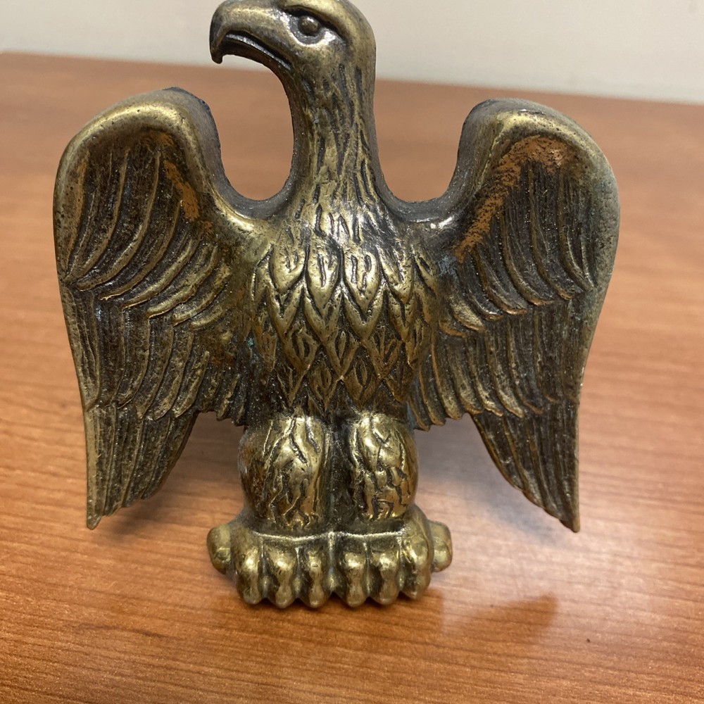 Vintage Brass Eagle Wall Mount Curtain Tie Back