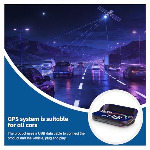 Windshield GPS Speedometer Head Up GPS | Projected on the windshield