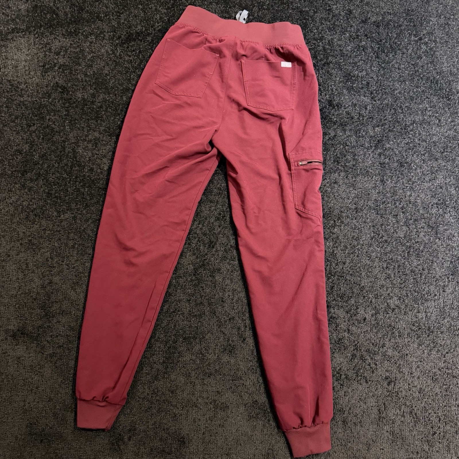 Figs Scrub Set Technical Collection XS Burgundy Kade Womens