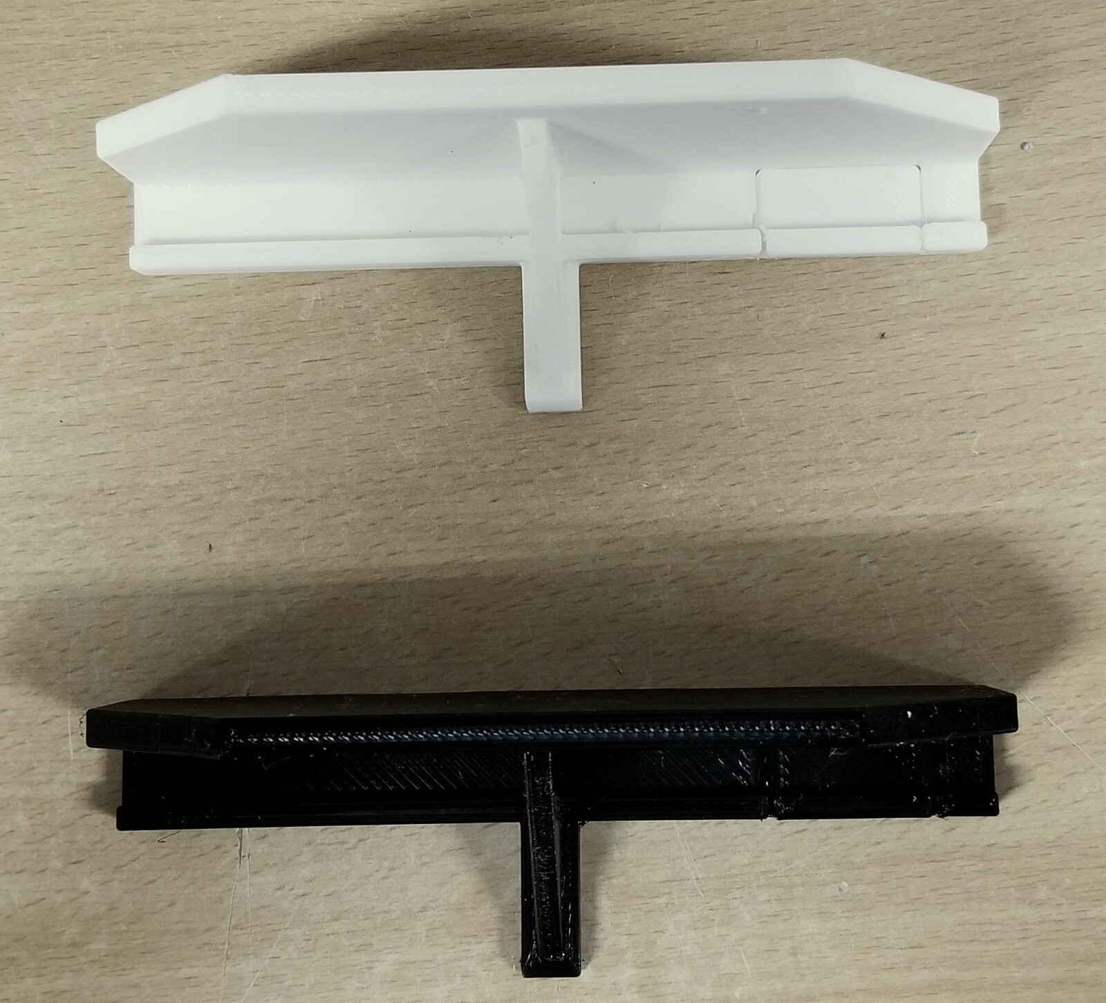 Two 6" x 2" Small White Wall Shelves No Hole No Nail install uses 3M Command