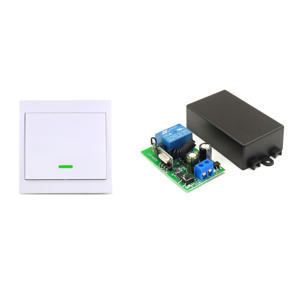 12V 24V Smart Switch Relay Module 433Mhz Wireless Wall Transmitter Light Control