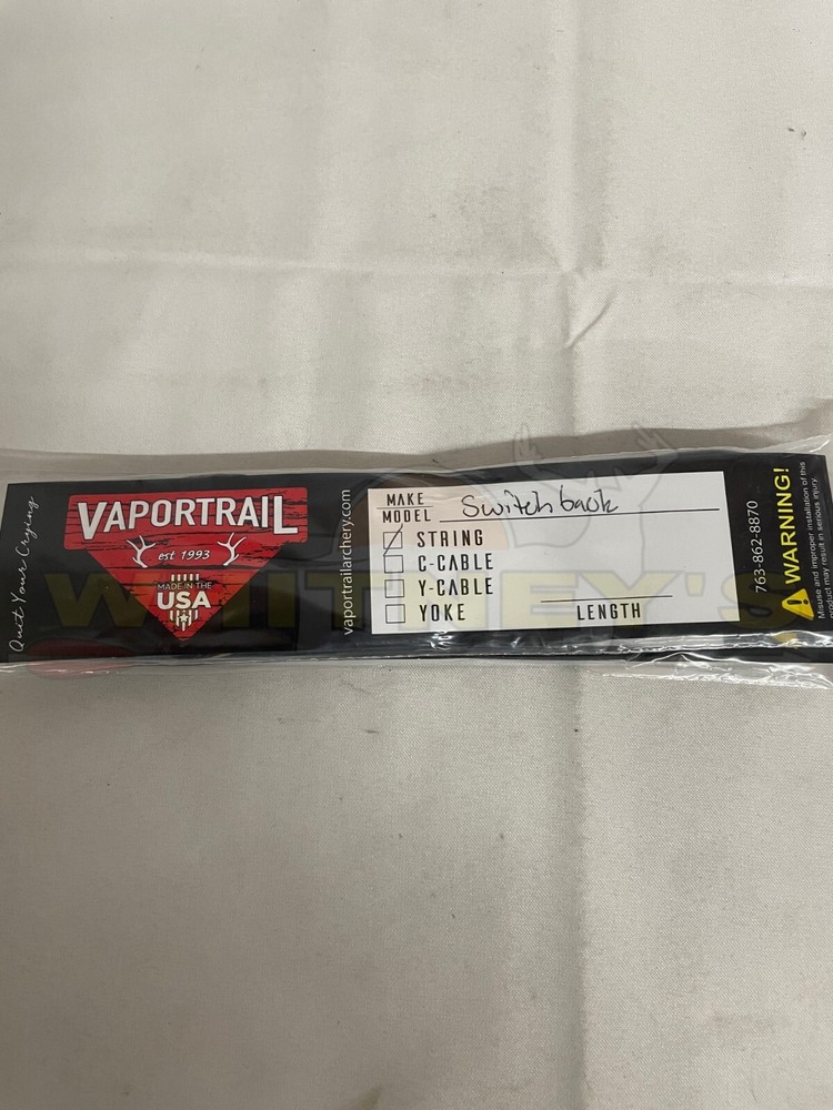 VaporTrail Strings - Mathews Switchback - Black/Brown