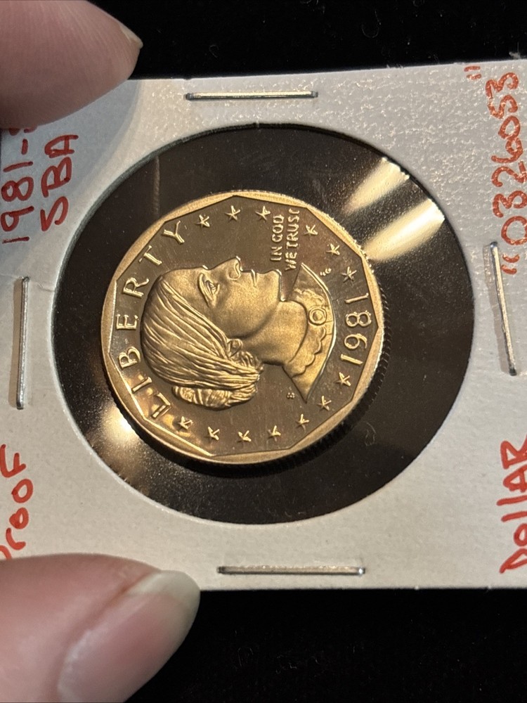 1981 S Susan B Anthony Dollar Proof “0326053” SBA $1