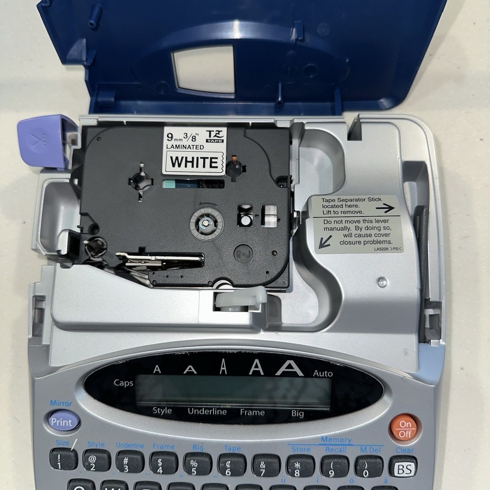 Vintage Brother P-Touch PT-1750 Label Maker Printer Extra Sealed Labels WORKING