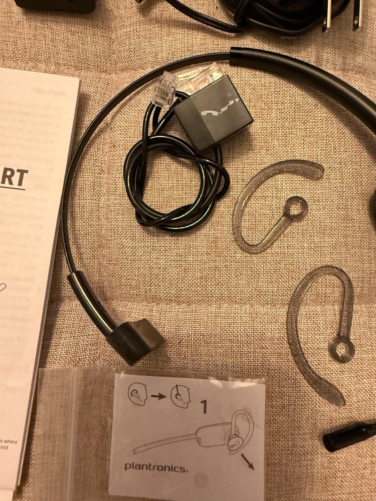 PLANTRONICS Poly CS540 Wireless DECT2 Headset Black,