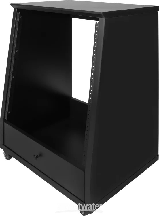 Gator Frameworks Elite 12U Angled Studio Rack - Black