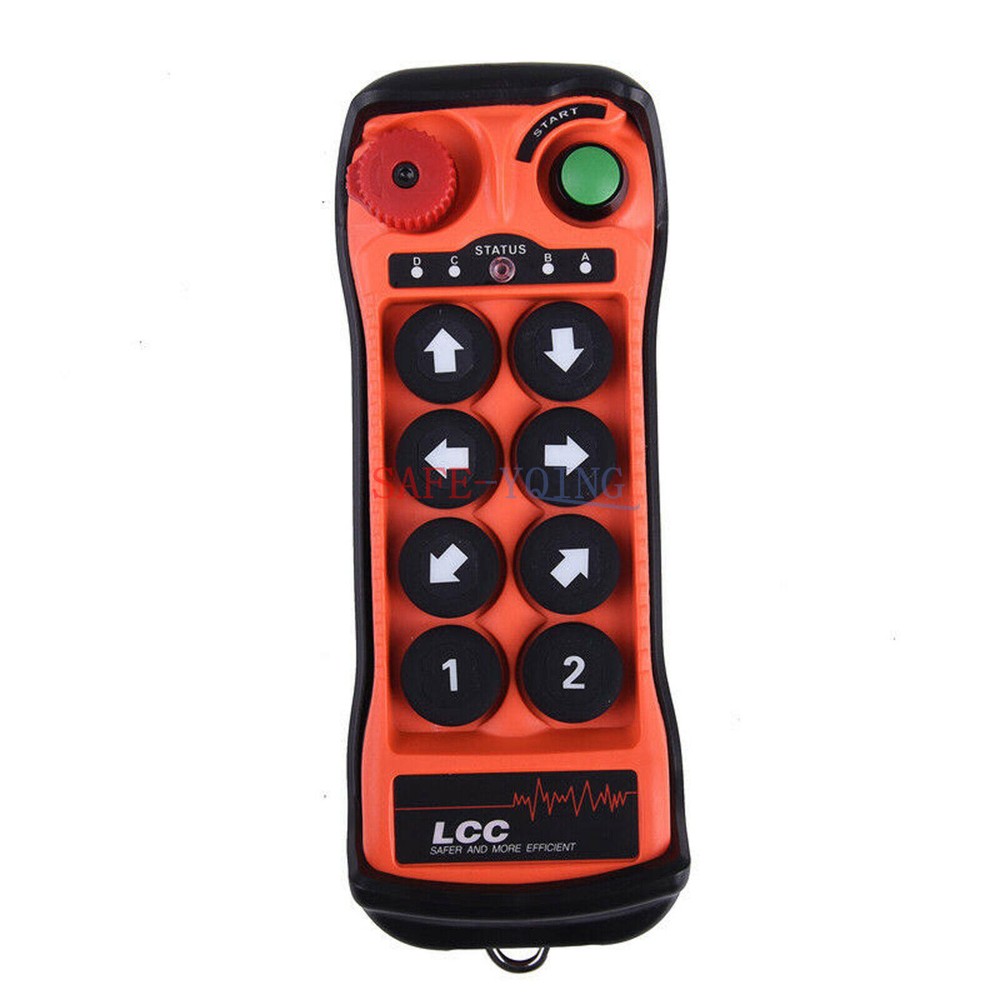 8Button single Speed Hoist Crane Industrial Wireless Remote Control 12V-380V