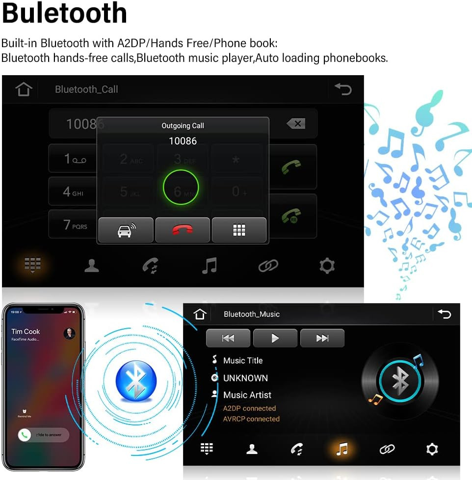 64G Apple CarPlay Car Radio Stereo Android 13 GPS NAV For Jeep Liberty 2002-2007