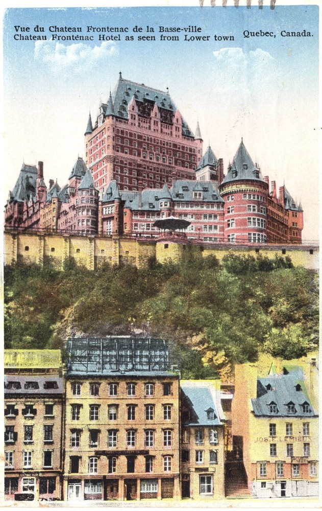 CHATEAU FRONTENAC HOTEL, QUEBEC, CANADA - PC6552