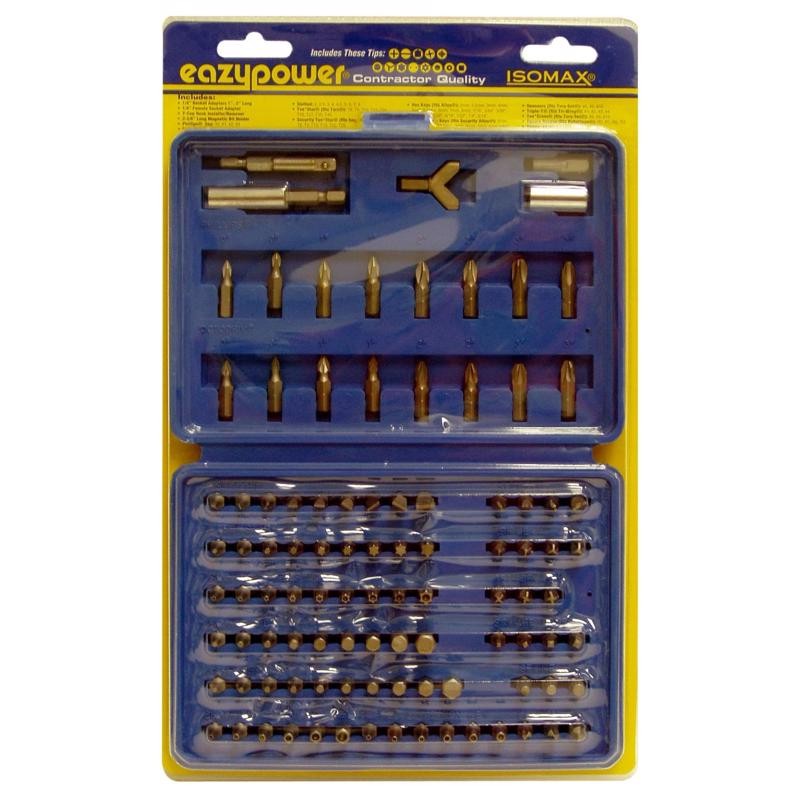Eazypower Hex Assorted Screwdriver Bit Set Steel