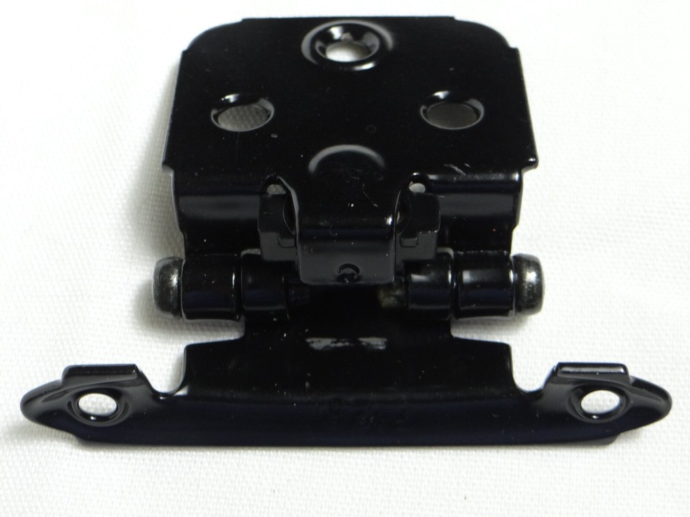 Amerock BP7139-BK Hinge, Self-Closing, Face Mount Overlay Variable Hinge Pair