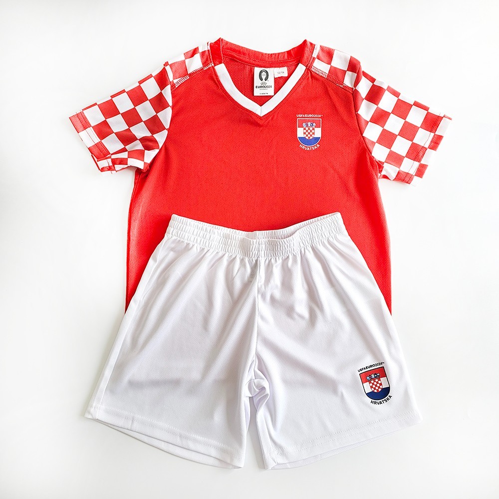 CROATIA HRVATSKA - Kids Set ‘Croatia' (top + bottom) Jersey+Shorts